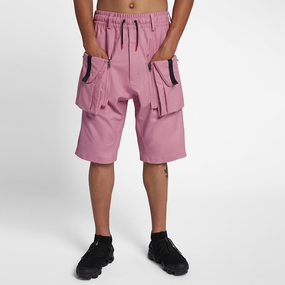 Nike Lab ACG Deploy Cargo Shorts in Elemental Pink